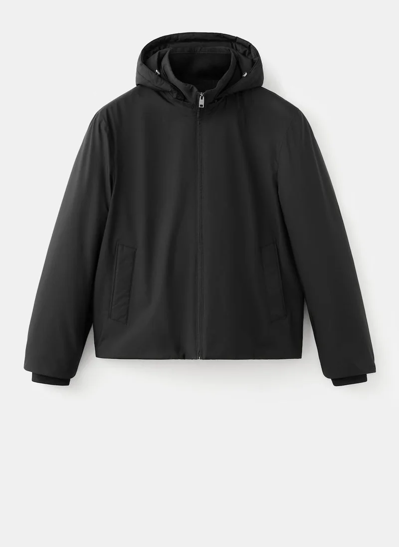 Mango Man  Quilted water repellent jacket for Men | Best Price UAE