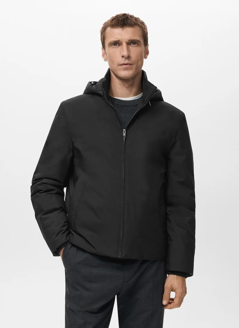 مانجو مان Quilted water repellent jacket