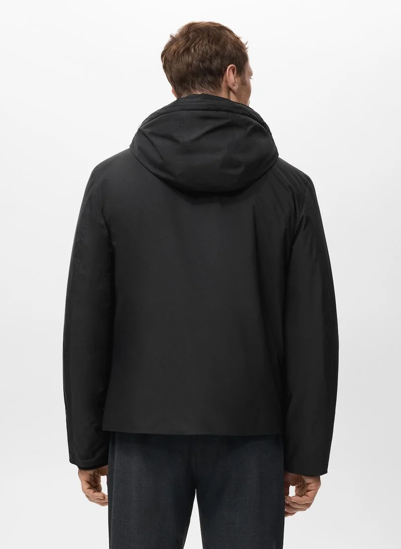 مانجو مان Quilted water repellent jacket