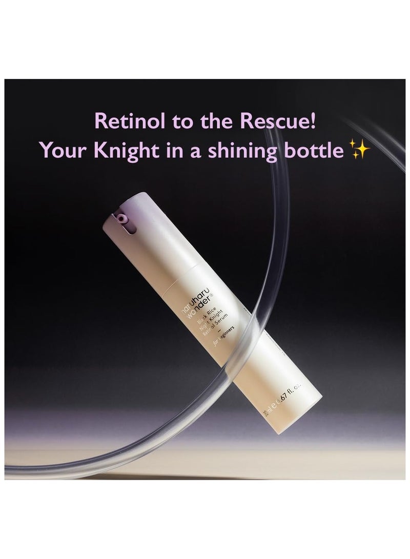 هارو هارو وندر هارهارو وندر سيروم الريتينول الليلي بالأرز الأسود – للتنقية وتنعيم البشرة، يشد البشرة، يقلل من الخطوط الدقيقة، تركيبة مرطبة، 20 مل - Image 2