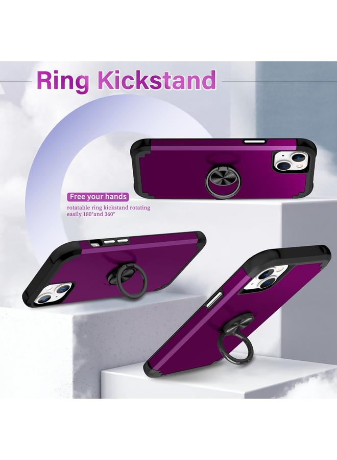 Zaboon Case For iPhone 13 L2 Rotating Ring Holder Magnetic Phone Case - Image 4