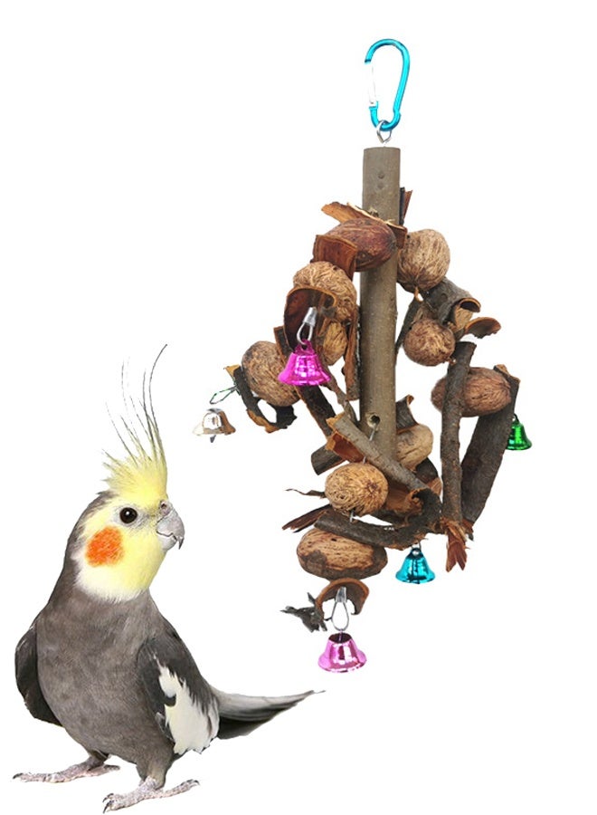 ألعاب طحن الفم، ألعاب طحن الأسنان، مستلزمات الطيور الأليفة، لعبة قضم الببغاء، لعبة الطيور، لعبة العض - Image 1