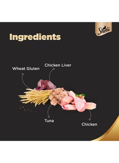 Sheba Sheba Fine Premium Adult (1+ Years) Wet Cat Food, Chicken with Tuna in Gravy, 70 g (Pack of 14), High-moisture gravy cat food for healthy hydration  - Image 4