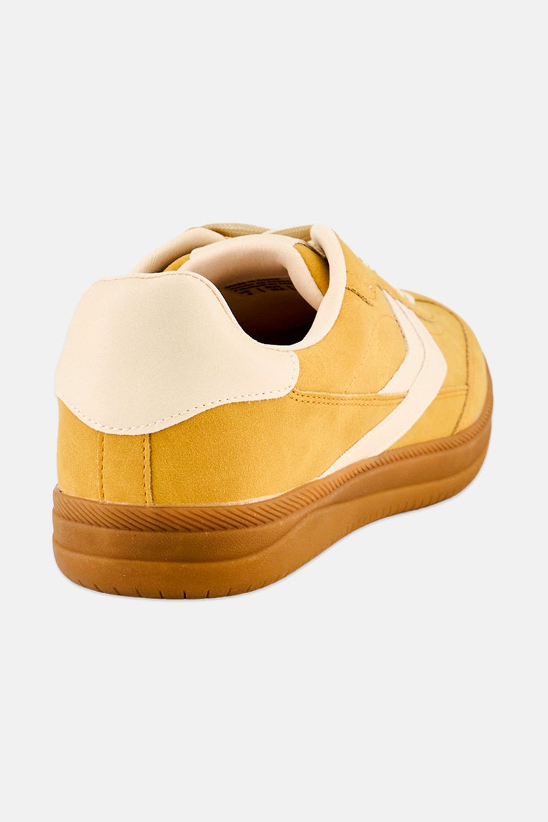 CALL IT SPRING Women Salome Lace Up Casual Shoes, Yellow - Image 2