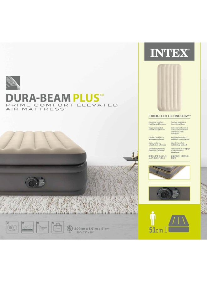 INTEX Dura Beam Plus Series - Prime Comfort Elevated combination Multi-colors 99x191x51cm - Image 3