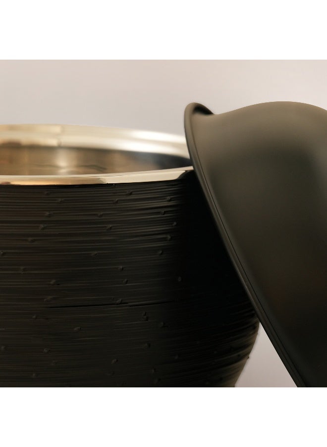 La Mesa Stainless Steel Food Warmer 3L With Black Lid - Image 3