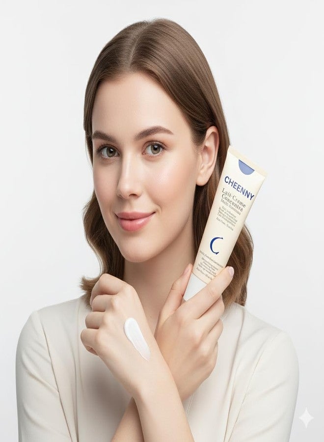 CHEENNY® Lait-Creme Concentre Multi-Function Moisturizer | 3 in 1 Multi-Function Moisturizing Primer, Make-up Base, Moisturizing Mask, Make-up Remover Milk White 75ml(Lait-Creme) - Image 3
