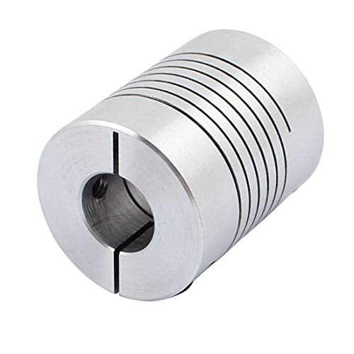 Xnrtop 10mm to 14mm Shaft Coupling 40mm Length 32mm Diameter Stepper Motor Coupler Aluminum Alloy Joint Connector for 3D Printer CNC Machine DIY Encoder (Pack of 2 - Image 3