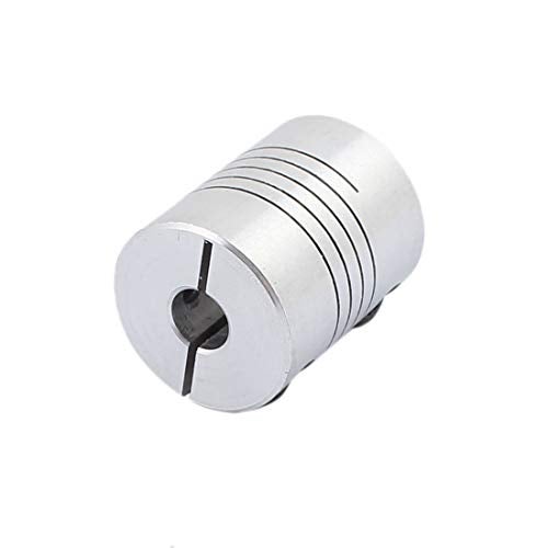 Xnrtop 10mm to 14mm Shaft Coupling 40mm Length 32mm Diameter Stepper Motor Coupler Aluminum Alloy Joint Connector for 3D Printer CNC Machine DIY Encoder (Pack of 2 - Image 2