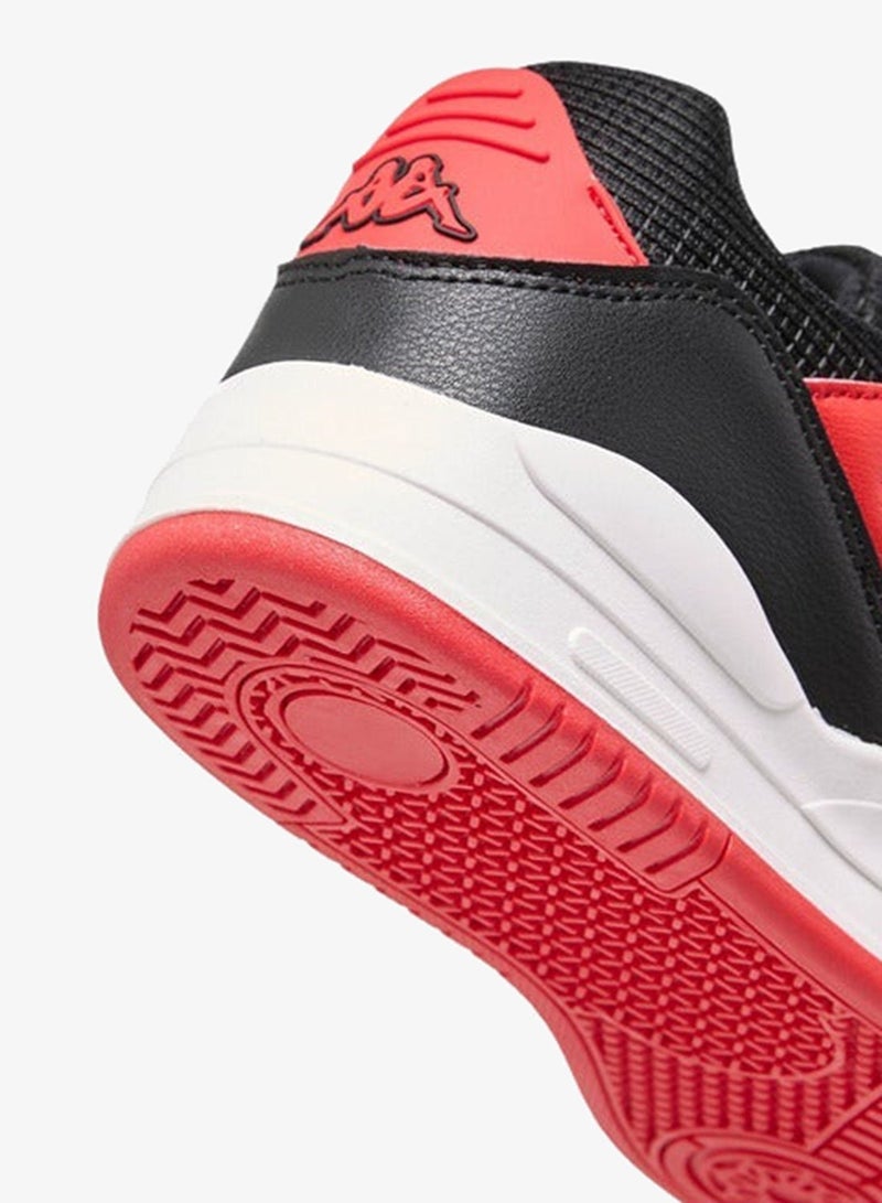 Kappa Boys' Logo Detail Sneakers with Hook and Loop Closure - Image 5