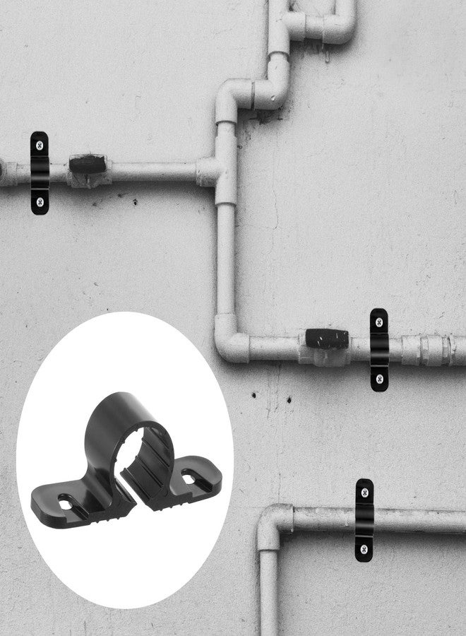 Styquenzer 25 عبوة من مشابك تعليق الأنابيب مقاس 1/2 بوصة، مشابك تثبيت الأنابيب ذات الفتحتين، مشابك أشرطة أنابيب PVC، مشابك أشرطة الأنابيب، مشابك أنابيب متينة مبطنة لأنابيب PEX والنحاس وCPVC - Image 5