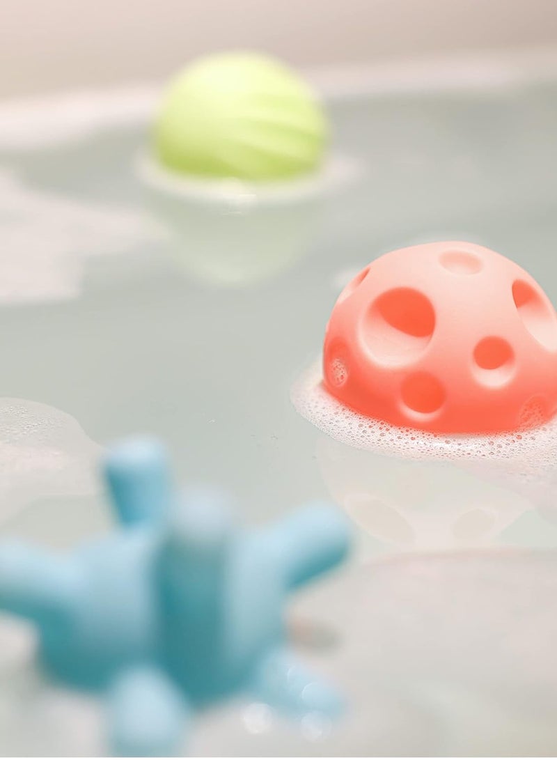 Baby Learning Toy Balls – 6-Pack Soft Baby Textured Balls – Early Learning & Education Toys for Toddlers – Bumpy Spiky Stress Balls for Activity & Massage – Soothing Pastel Colors - Image 3