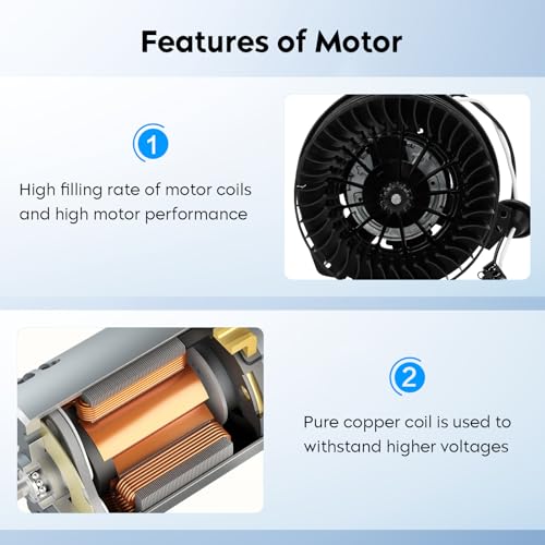 AEagle HVAC Blower Motor w/Fan for 2001-2007 Town & Country/ 01-07 Caravan/Grand Caravan/ 2004-2008 Pacifica Replaces for 700070 4885475AC 615-00611 - Image 4