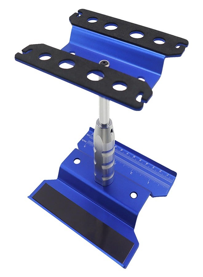 RC Lelut RC Car Stand RC Repair Stand 360 Degree Rotation Lift or Lower for Traxxas Arrma Redcat Axial RC4WD HSP Losi 1/8 1/10 1/12 1/16 Scale RC Crawler Car Truck Buggies (Navy Blue) - Image 1