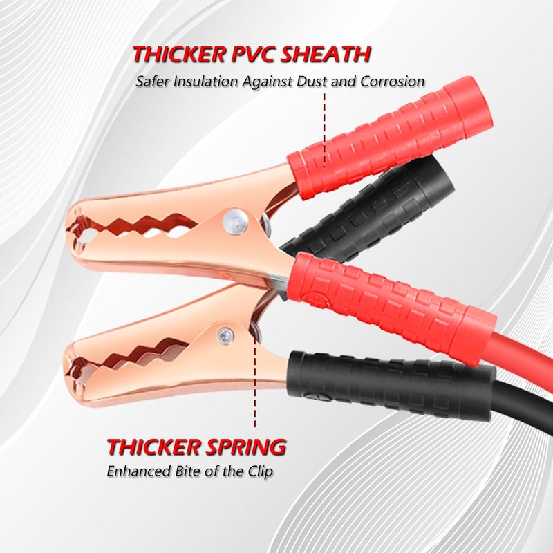 NOONE Heavy Duty Jumper Cables 10 Feet - Image 3