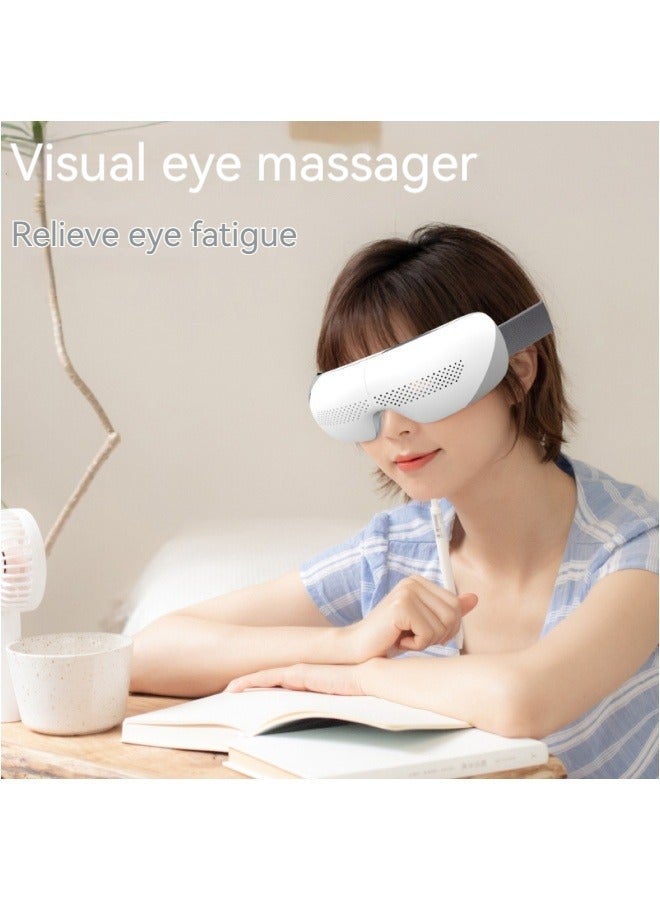 M MIAOYAN Intelligent eye massager Electric airbag hot compress Visual eye protection device Foldable eye massager  - Image 3