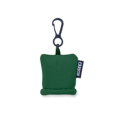 Carson Stuff-It Microfiber Lens Cloth Cleaning System for Eyeglasses, Smartphones, Tablets, Optics Lenses, Cameras and More, 6.25'' x 6.25'' - Green (SN-40GR) - Image 2