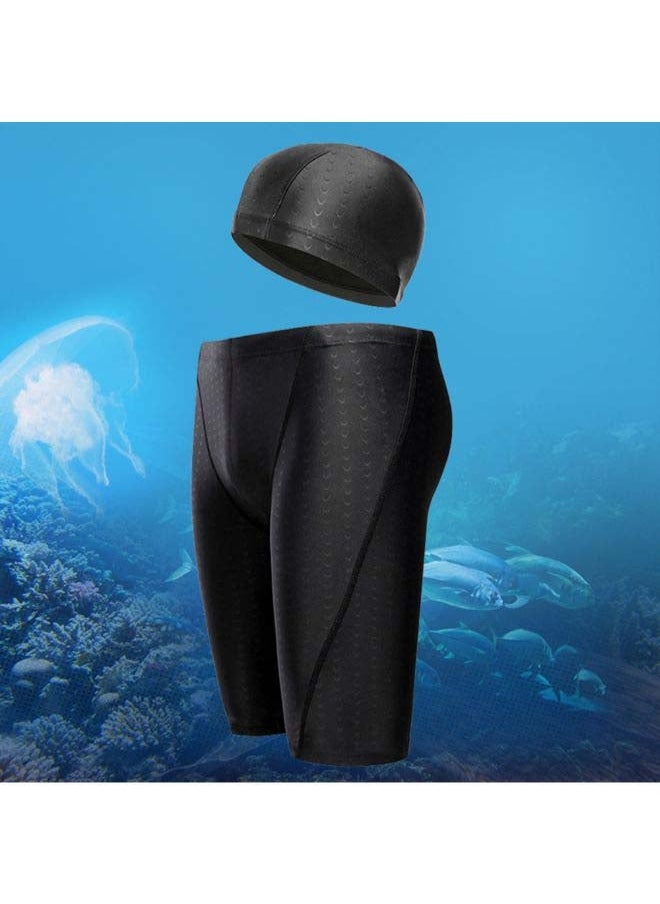 NIBEMINENT - Quick-Dry Beach Shorts With Swimming Cap 18.0x18.0x1.0cm - Image 1