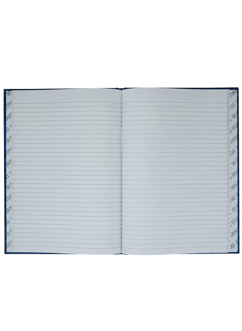 Maxi دفتر تسجيل مقاس A4 مكون من 4 قطع، 96 ورقة، غلاف أزرق - Image 4