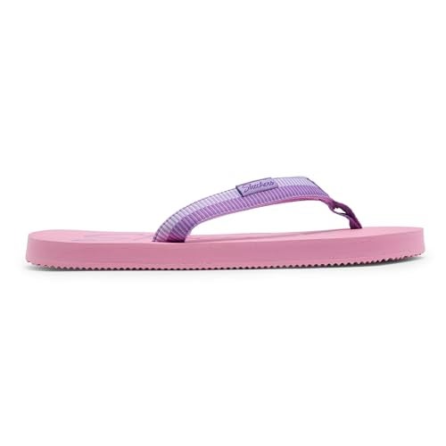 Skechers Womens COURTWALD INDIA Pink Lavender Casual Flip Flops, 6 UK - Image 5