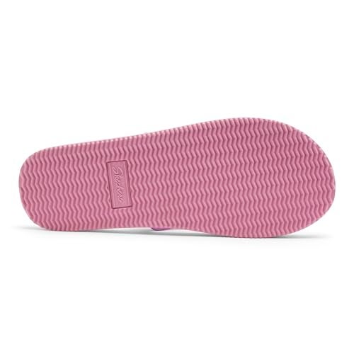 Skechers Womens COURTWALD INDIA Pink Lavender Casual Flip Flops, 6 UK - Image 3