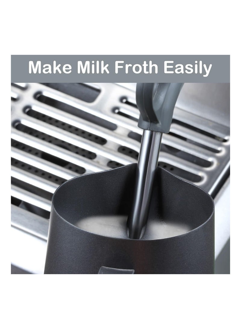 SYOSI Coffee Maker Steam N3&4 Hole Nozzle, 304 Stainless Steel Steam Wand Milk Foam Spout with Multiple Holes Steam Wand Tip for Breville 8 Series Espresso Machine Steam Wand Tip Part Replacement - Image 4