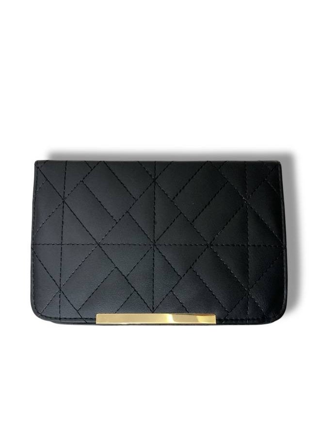 Generic - A black Crossbody Bag in Imported Leather – A Refined Design Combining Elegance and Functionality” - Image 1