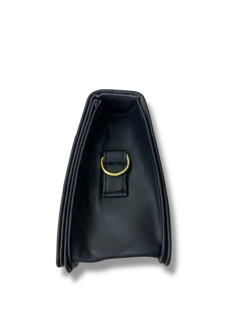 Generic - A black Crossbody Bag in Imported Leather – A Refined Design Combining Elegance and Functionality” - Image 1