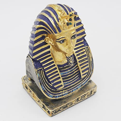 Kocris Casa Aquarium Egyptian Pharaoh Fish Tank Decorations Ancient Egypt Reptile Turtle Lizard Spider Tanks Terrarium Décor Ornament Pet Gold - Image 5