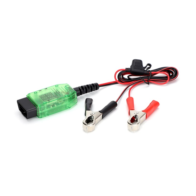 Battery Tester 12V Dual Digital Display Voltage And Current - OBD Connector Battery Analyzer - Built-In Safety Protection Battery Diagnostic Tool For 12V Car Battery Maintenance - Image 4