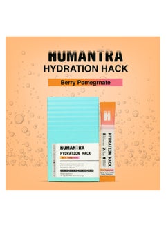 Humantra Hydration Packets Boost Immune And Metabolic Functions Electrolytes Powder 20 Count Berry Pomegranate