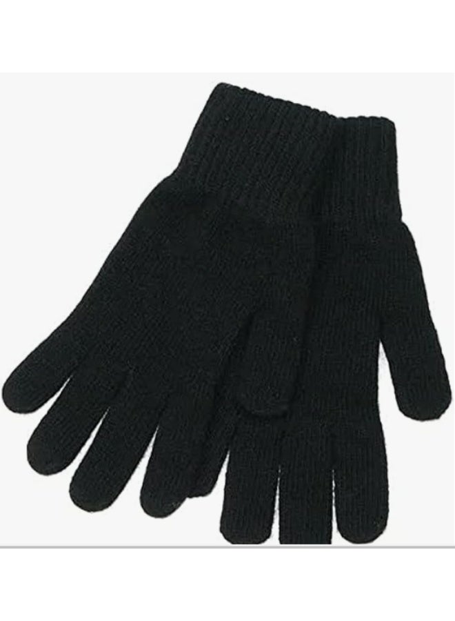 Winter gloves, black