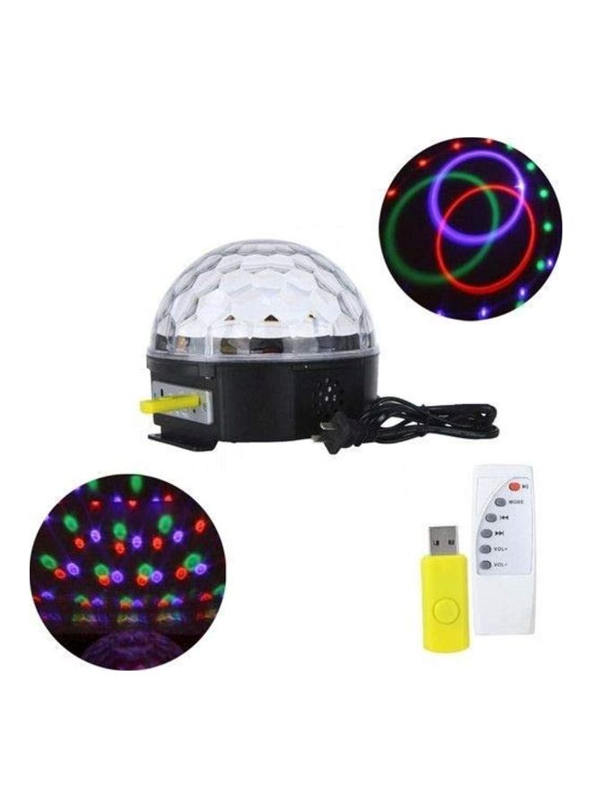 NIBEMINENT LED Magic Crystal Ball With Remote Control And Bluetooth Black/White/Yellow - Image 2