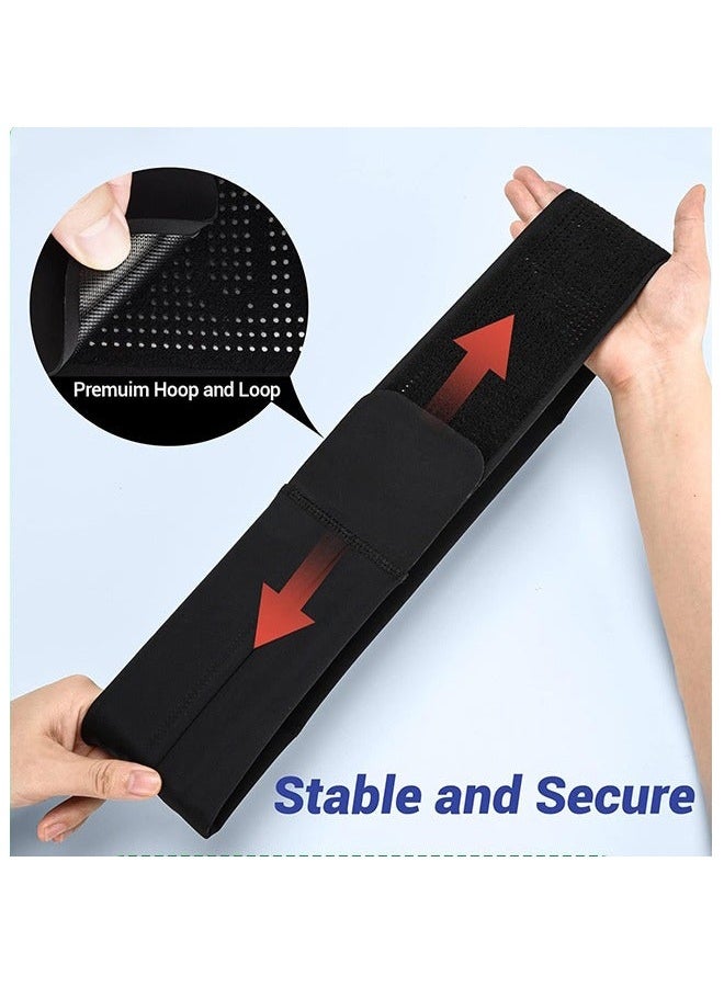 Arabest Ultra Slim Running Belt for Adults, Adjustable and Breathable Running Fanny Pack Water Proof Money Belt Running Waist Pack with Phone & Water Bottle Holder for Jogging Cycling Hiking - Image 4