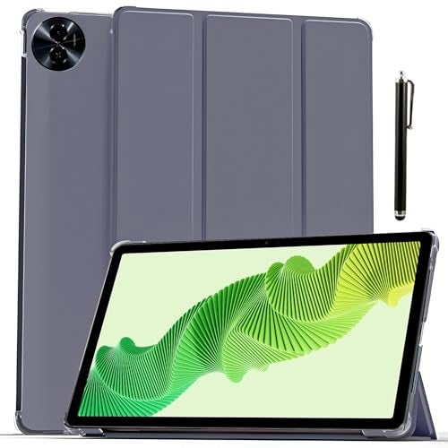 ProElite Case Cover for Realme Pad 2 11.5 inch Cover, Smart Flip Case Cover for Realme Pad 2 11.5 inch Translucent Back with Stylus Pen, Lavender - Image 1