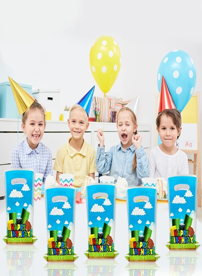 OULUN 30Pcs Super Bros Party Gift Bags,Cartoon Game Party Candy Bags,Girl and Boy Birthday Supplies Decorates - Image 3