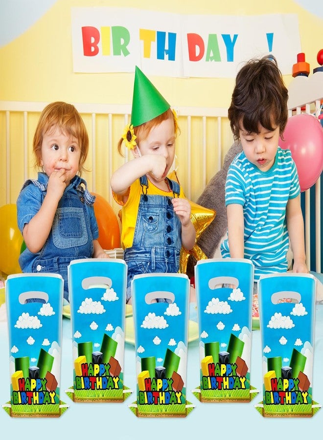 OULUN 30Pcs Super Bros Party Gift Bags,Cartoon Game Party Candy Bags,Girl and Boy Birthday Supplies Decorates - Image 4