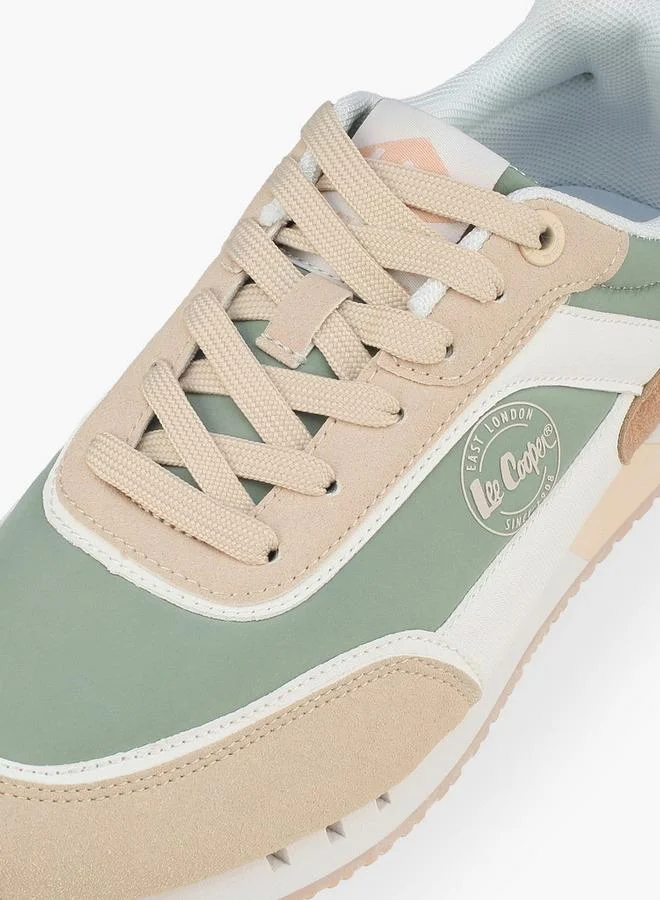 Lee Cooper GREEN Women Lace-Up Ankle Sneakers for Women | Best Price UAE