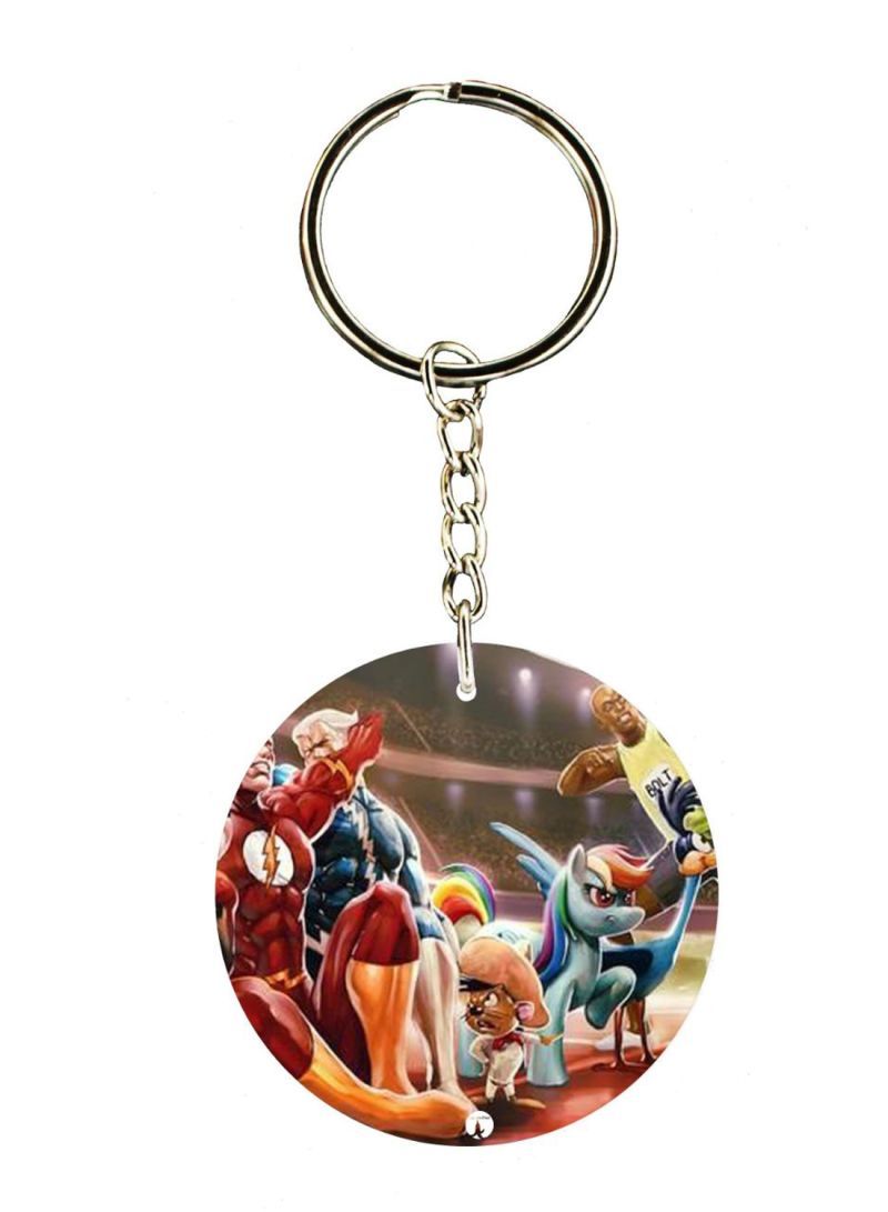 RKN Characters Double Side Printed Keychain