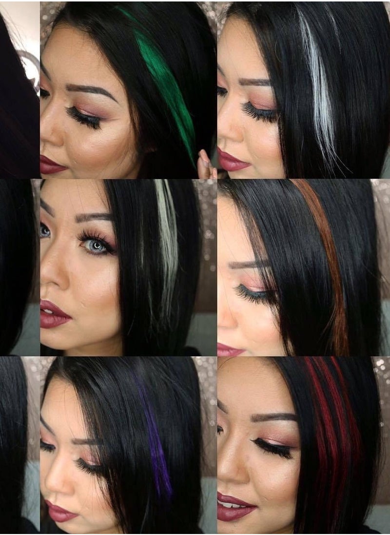Keep Calm and Clip Em In - Platinum Blonde Highlights HairExtension Clip-in - Image 1