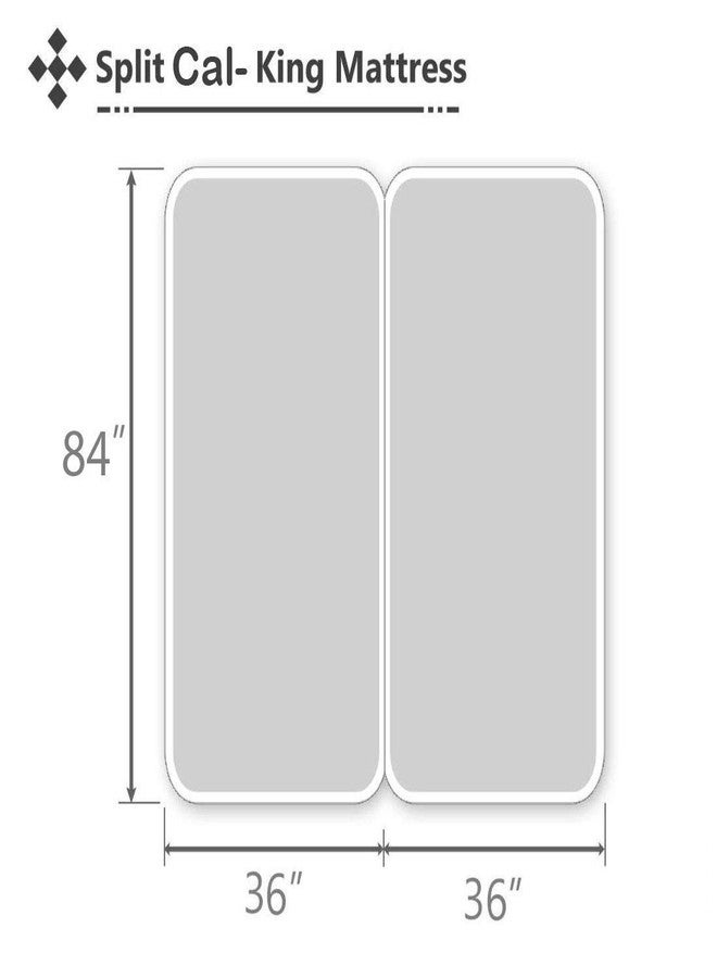 Silentnight Split California King Sheets for Adjustable Beds 5-Piece Split California King Sheet Set, 800 Thread Count 100% Egyptian Cotton,18" Deep Pocket Adjustable Bed Sheets, White Stripe - Image 5