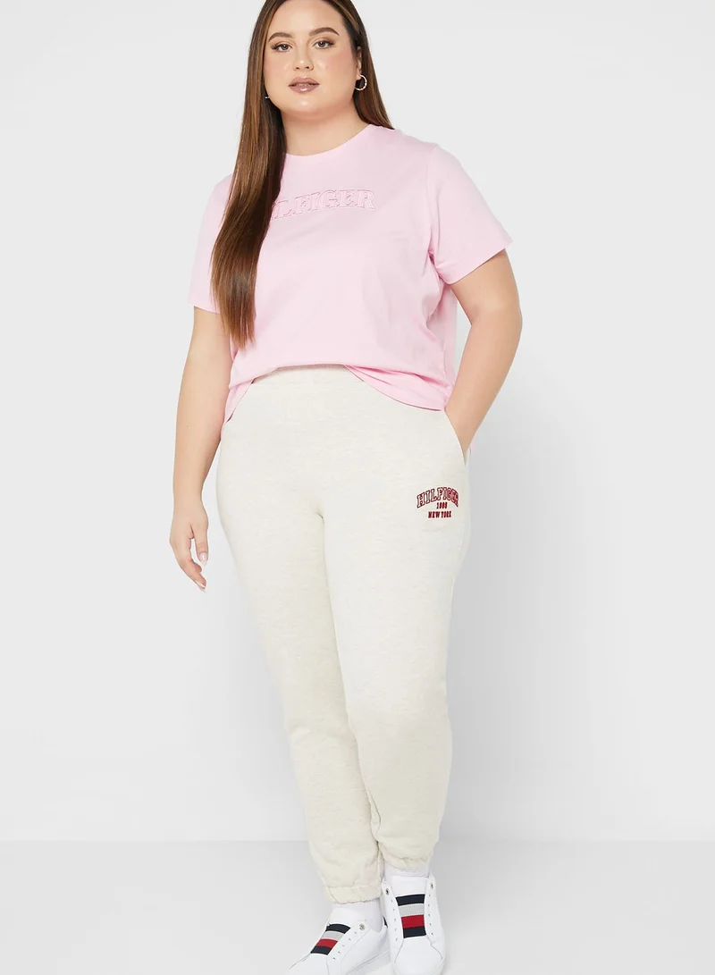 Tommy Hilfiger Plus Embroidered Logo T-Shirt