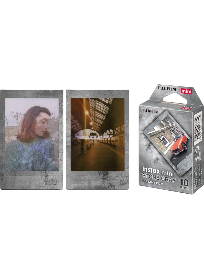 فوجي فيلم Fuji instax mini film Stone Gray 10 sheet  - Image 3