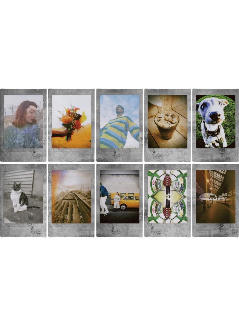 فوجي فيلم Fuji instax mini film Stone Gray 10 sheet  - Image 4