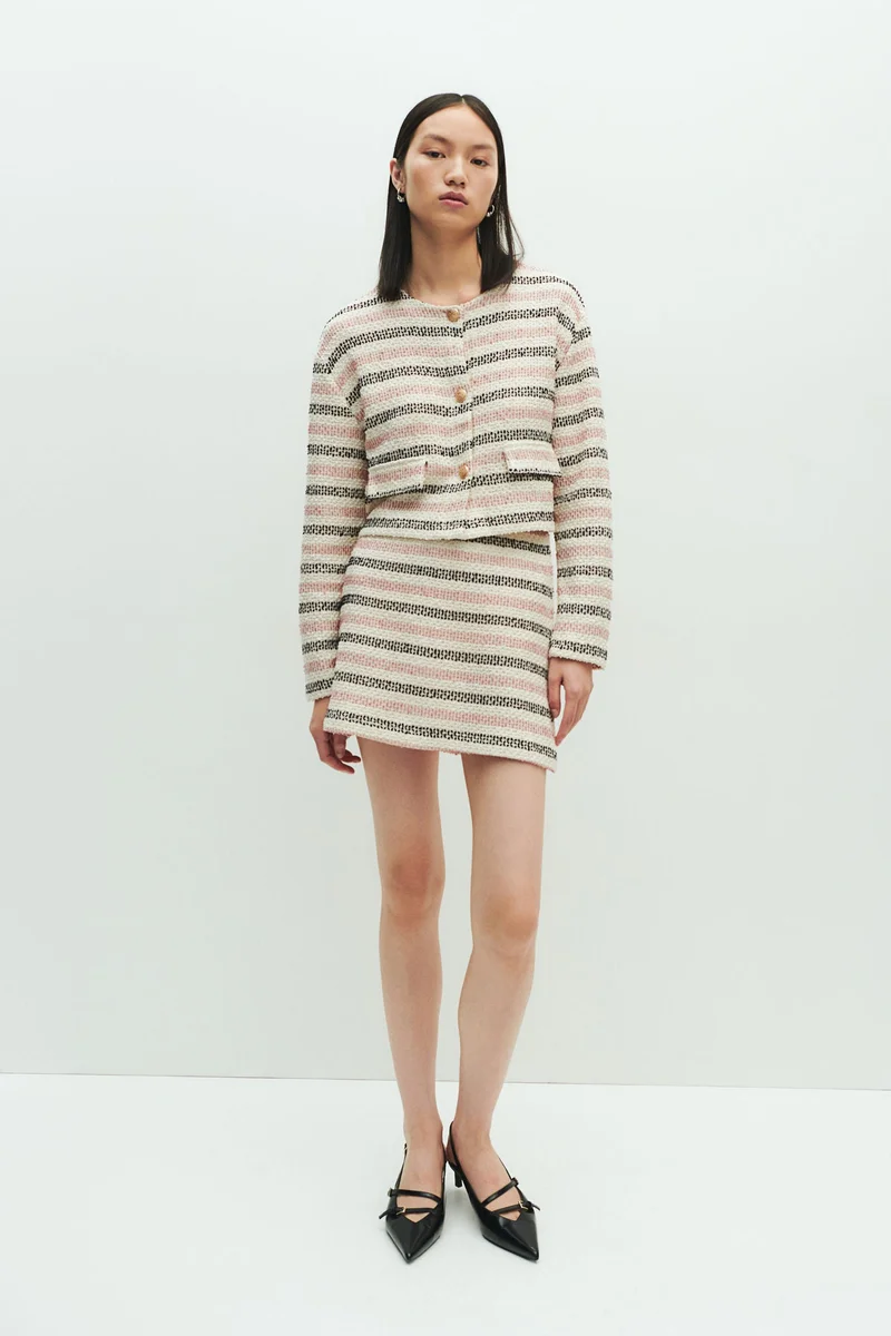 H&M Glittery Textured Cardigan