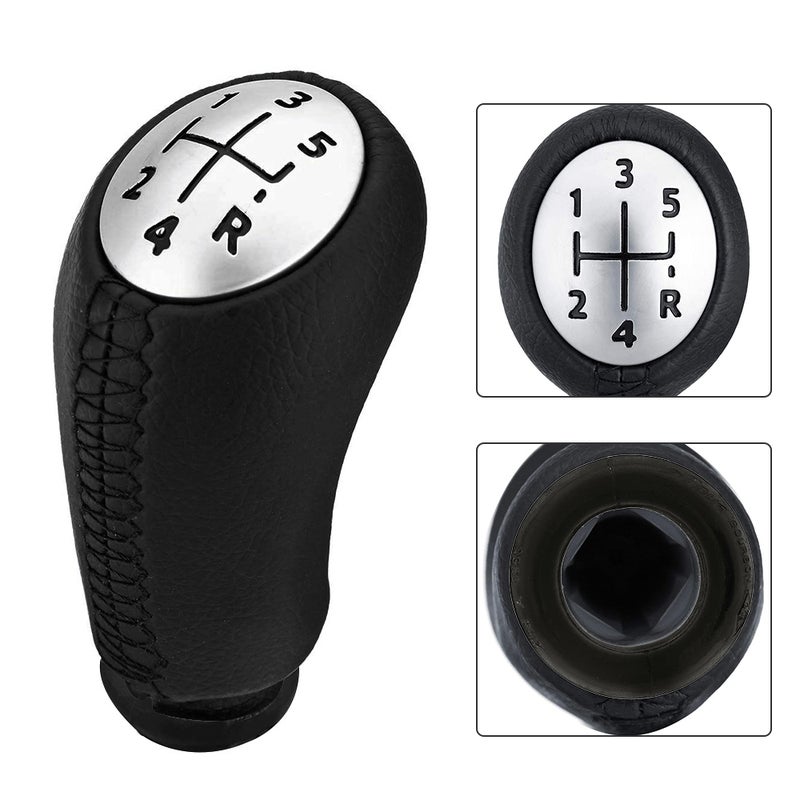 5 Speed Gear Stick Shift Knob, Car Auto 5-Speed Gear Shifter Knob Head Replacement for Renault Laguna Clio III Megane II - Image 3