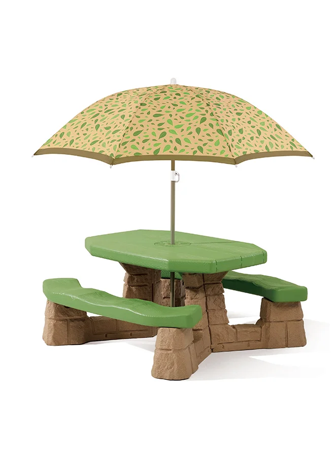 Step2 Naturally Playful Picnic Table With Umbrella