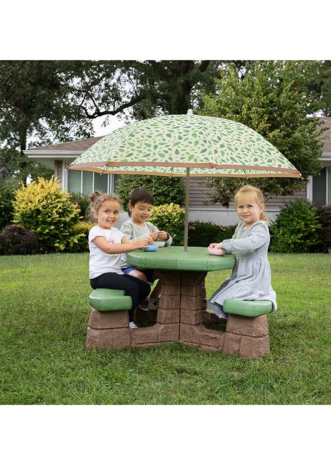 Step2 Naturally Playful Picnic Table With Umbrella - Image 4