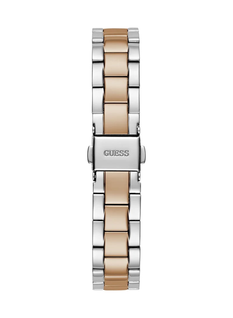 GUESS Ladies Analog Two Tone Stainless Steel Band Watch GW0687L3 - 32mm - Image 4
