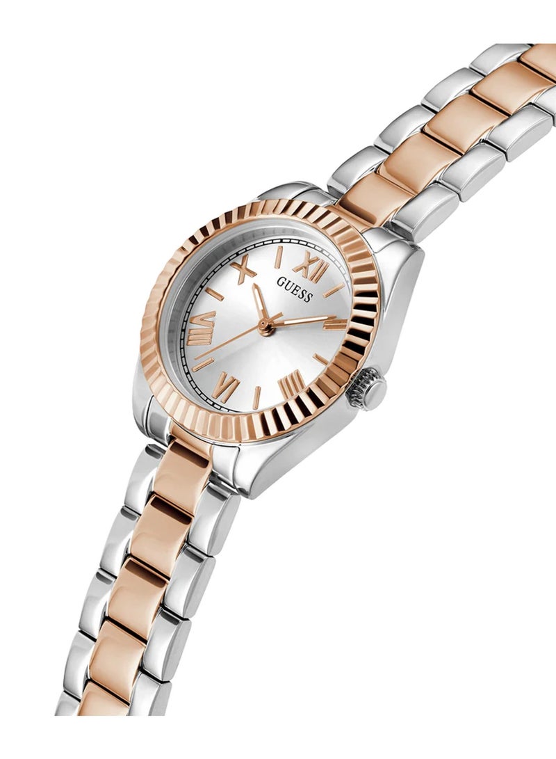 GUESS Ladies Analog Two Tone Stainless Steel Band Watch GW0687L3 - 32mm - Image 2